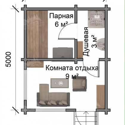 План первого этажа